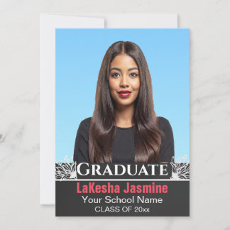 African American Custom Graduation Announcements Einladung