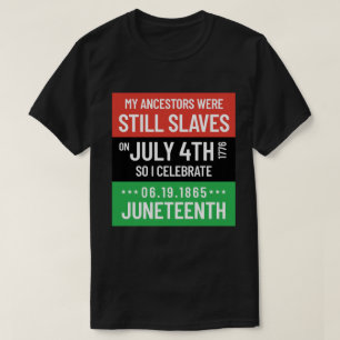 African American Design for Black History Lovers T-Shirt