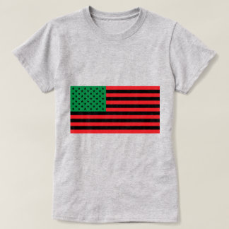 African American Flag (mit Option "Text hinzufügen T-Shirt