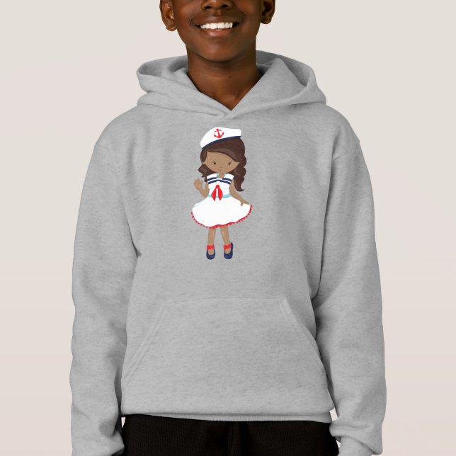 African American Girl, Bateau Capitaine, Skipper,  (Devant)