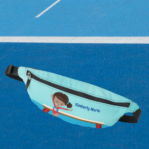 African American Gymnastique Girl Cute Custom