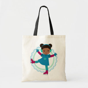 African American Ice Skater - Wintersport Skatin Tragetasche