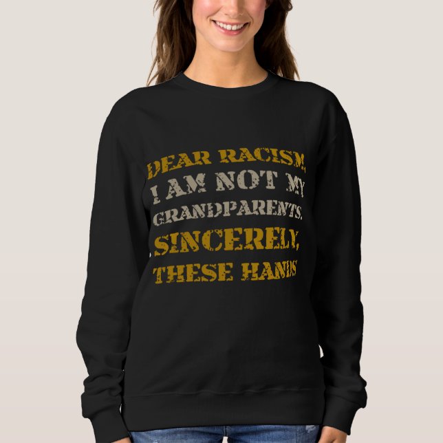 African American Inspirred for Black History Month Sweatshirt (Vorderseite)