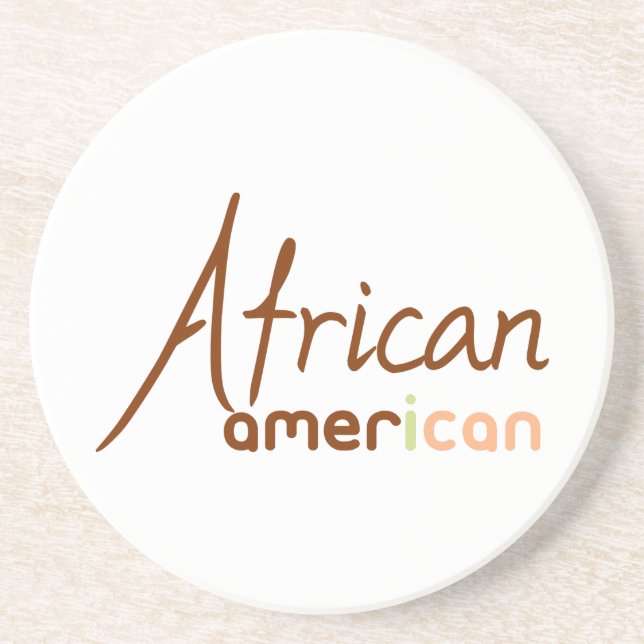 African American Sandstein Untersetzer (Vorne)