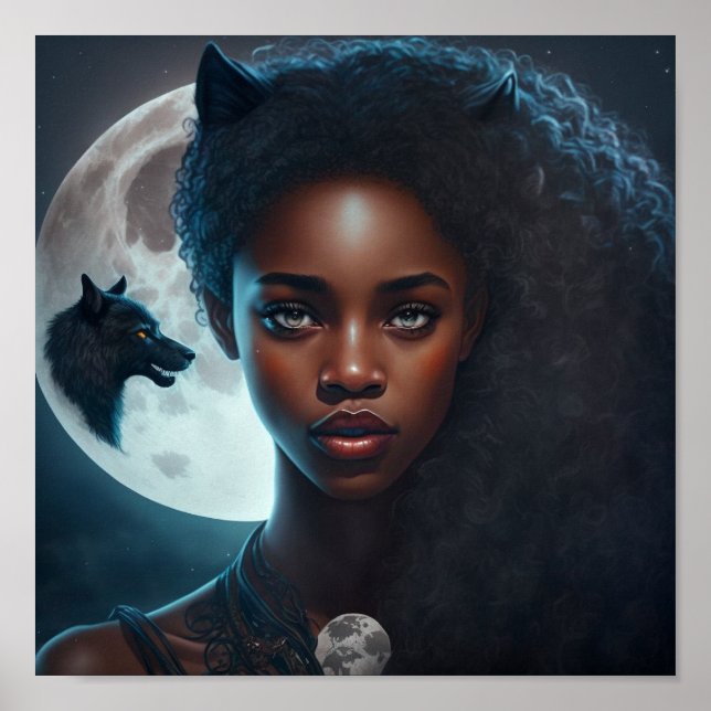 'African American She Wolf 2' Poster (Vorne)