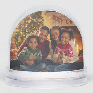 African Americans Family Photo Schneekugeln