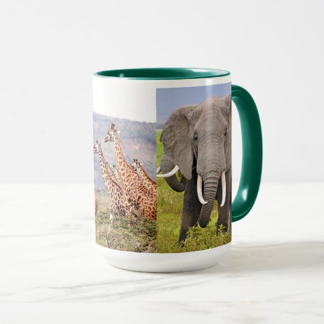 African Animals Tasse (VorderseiteRechts)