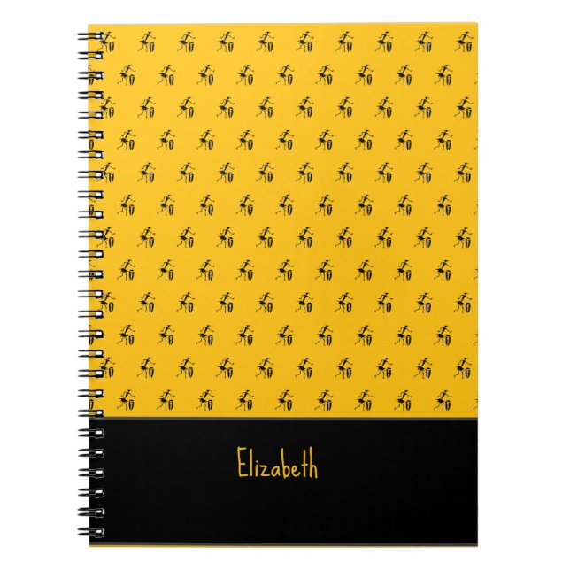 African Art, Festival Dance, Orange Notizblock (Vorderseite)