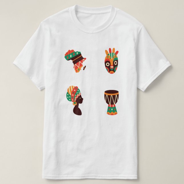 African Art Mens T-Shirt (Design vorne)