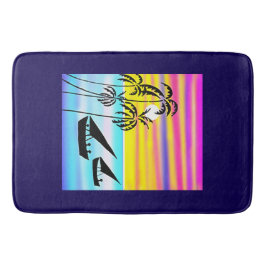 African Art Phantastisch Coasting Sailing Badematte