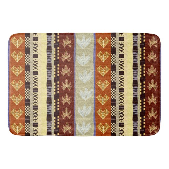 "African Artistry for Your Zuhause" Badematte (Vorderseite)