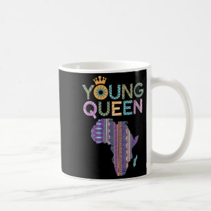 African Black Queen Art for Girl Women Melanin Afr Kaffeetasse