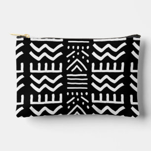 African Bogolan Tribal Design Pouch Zubehörtasche