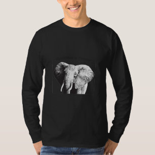 African Bush Elephant Zeichnend T-Shirt