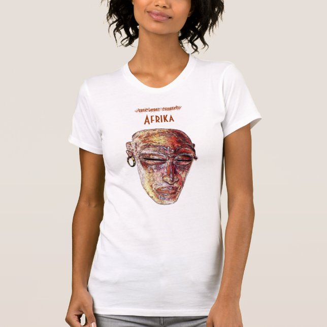 AFRICAN Chokwe TRIBAL MASK T - Shirt (Vorderseite)