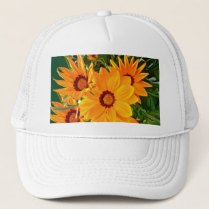 African Daisies Hat Truckerkappe