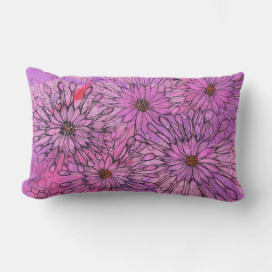 African Daisy Cape Daisies Pink Blume Blumenstrauß Lendenkissen