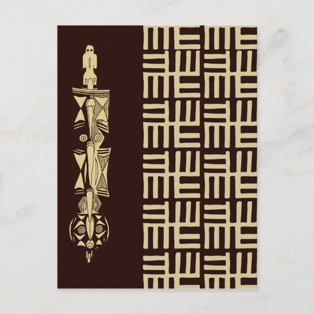 African Design #1 @ Stylnic Postkarte (Vorderseite)