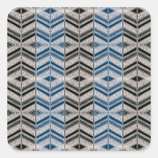 African Design #8 @ Stylnic Quadratischer Aufkleber