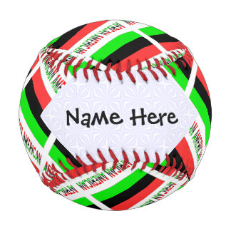 African Diaspora oder American Flag Tiles Personal Baseball