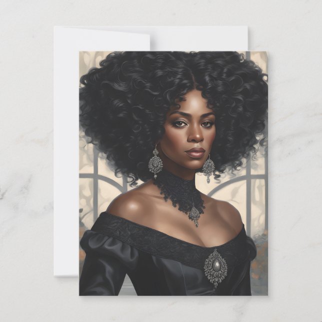 African Duchess Einladung (Vorderseite)