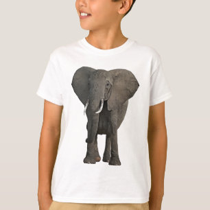 African Elephant Jungle Safari Animal Wildlife Art T-Shirt