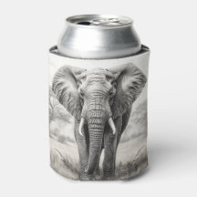 African Elephant Pencil Drawing
