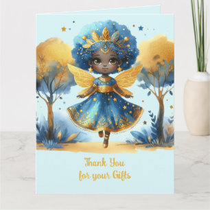African Fairy Vielen Dank, dass Sie die Aquamarine Karte