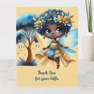 African Fairy Vielen Dank, dass Sie die Aquamarine Karte
