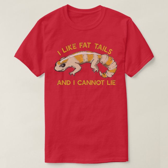 African Fat Tailed Gecko  T-Shirt (Design vorne)