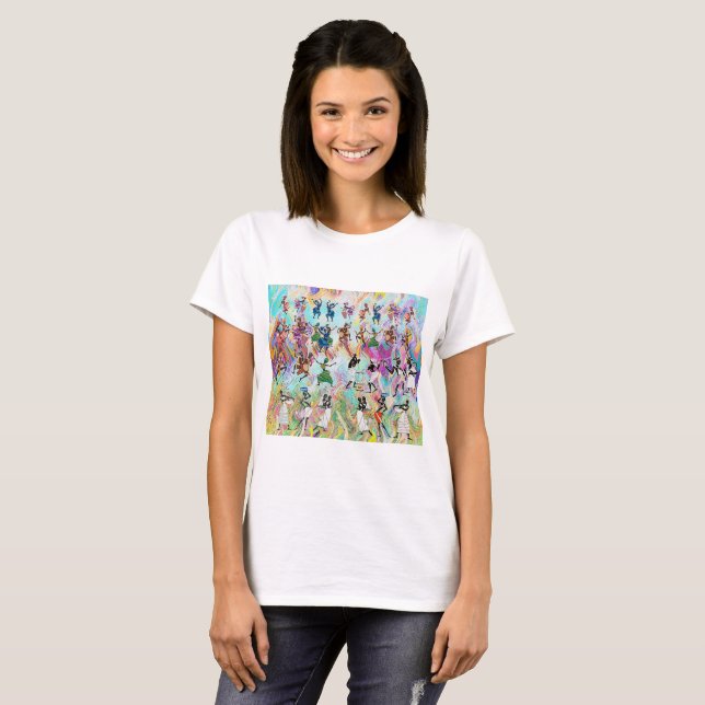 African Feast: Rhythms of Unity T-Shirt (Vorne ganz)