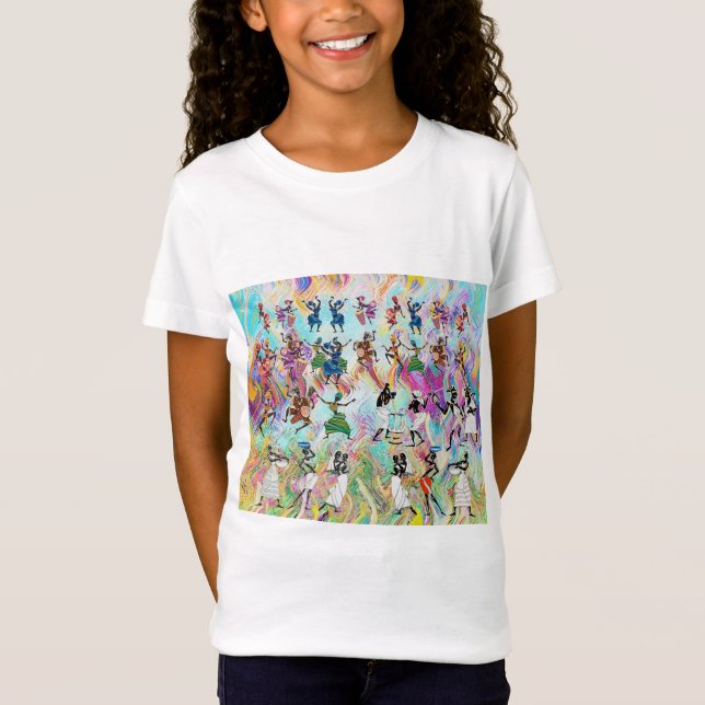 African Feast: Rhythms of Unity T-Shirt (Vorderseite)