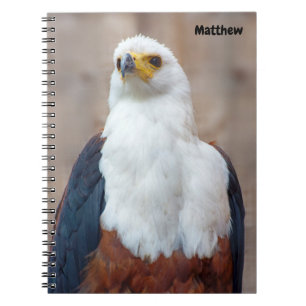 African Fish Eagle Spiral Notebook Notizblock