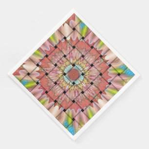 African Geometric Woven Design Napkins Serviette