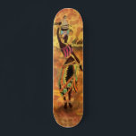 African Girl and Giraffe - Friends - Art Zeichn - Skateboard<br><div class="desc">African Girl and Giraffe - Friends - Art Zeichn - Africa Animal and People Painting Collection von MIGNED</div>