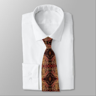 African Girl and Giraffe Neck Tie - Moderne Krawatte