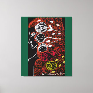 African Goddess of Destiny Leinwanddruck