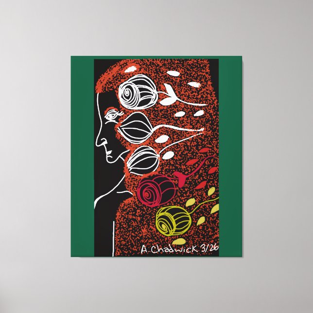 African Goddess of Destiny Leinwanddruck (Vorderseite)