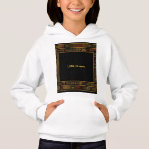 African Gold Kente Kids Hoodie