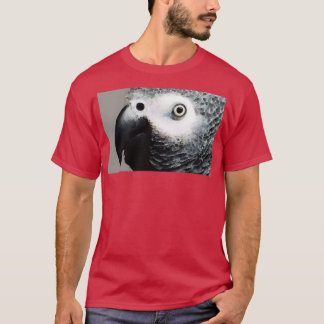 African Gray Parrot Art Softy T-Shirt