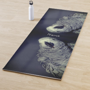 African Gray Parrot Niedlich Bird Personalisiert Yogamatte