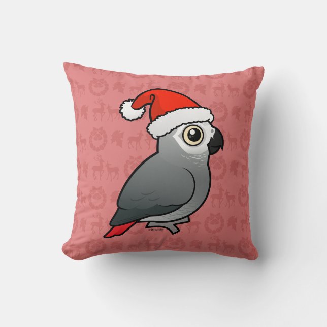 African Gray Santa Kissen (Vorderseite)