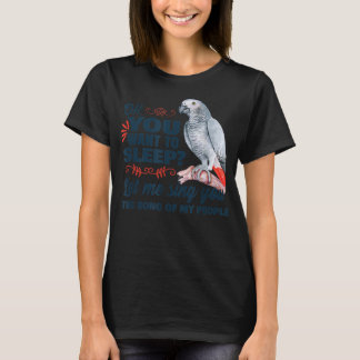 African Grey Parrot  T-Shirt