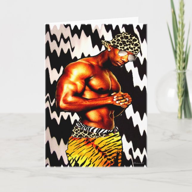 African Hip Hop Karte (Vorderseite)