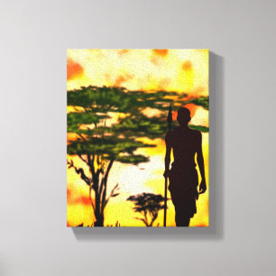 African Hunter Leinwanddruck