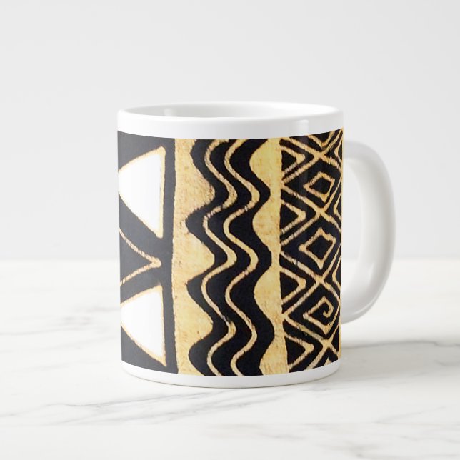 African Jumbo Coffee Tasse - 20,00 Euro Kaffee Tas (Vorderseite Rechts)