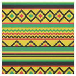 African Kente Geometric Bold Pattern Stoff