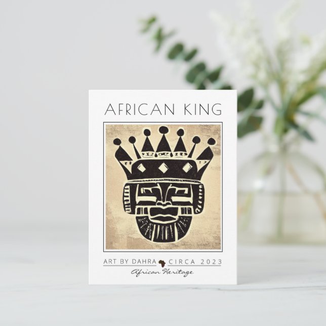AFRICAN KING POSTKARTE (Stehend Vorderseite)