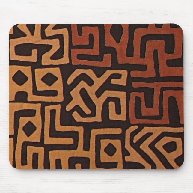 African Kuba Cloth Mousepad (Vorne)