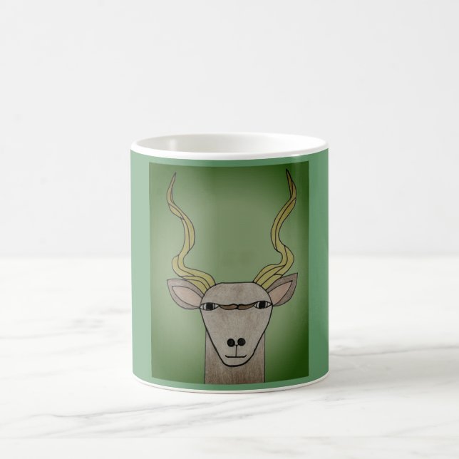 African Kudu Antelope Kaffeetasse (Mittel)